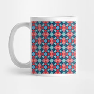 Bright Triangle Geometric Pattern Mug